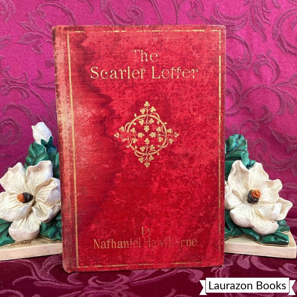 The Scarlet Letter by Nathaniel Hawthorne, Undated Vintage Book